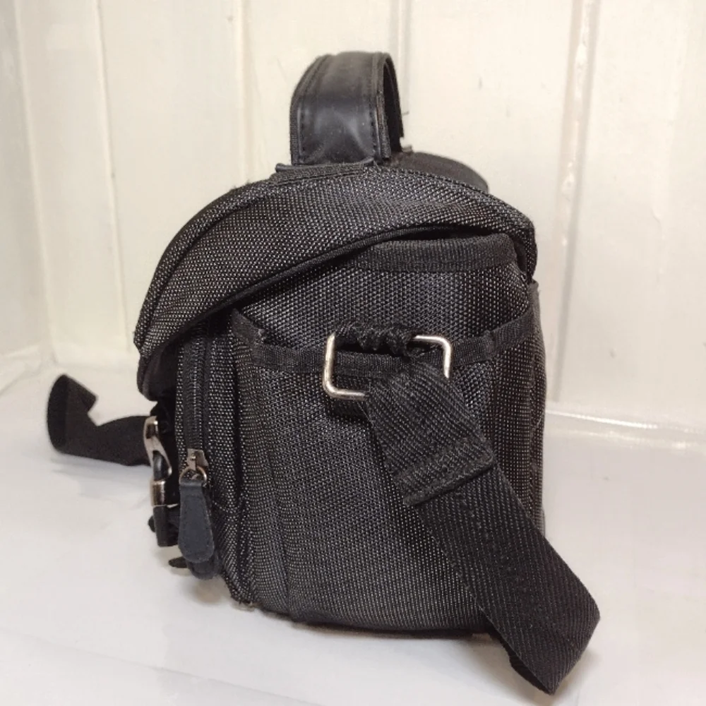 Nikon Black and Gray Messenger Bag with Adjustable Strap